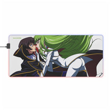 Load image into Gallery viewer, Code Geass Lelouch Lamperouge RGB LED Mouse Pad (Desk Mat)
