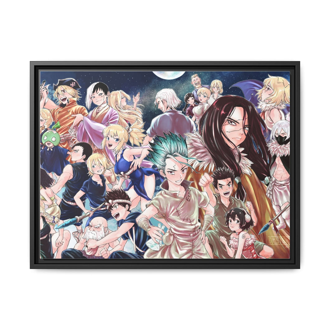 Anime Dr. Stone Canvas Framed Art Print