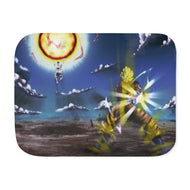 Goku vs Freeza Sherpa Blanket