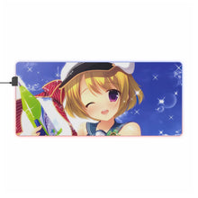 Load image into Gallery viewer, Love Live! Hanayo Koizumi RGB LED Mouse Pad (Desk Mat)
