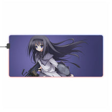 Load image into Gallery viewer, Puella Magi Madoka Magica Homura Akemi RGB LED Mouse Pad (Desk Mat)
