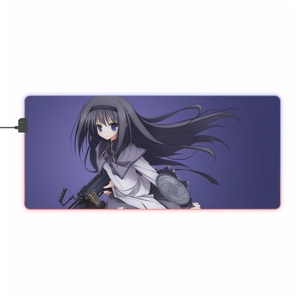 Puella Magi Madoka Magica Homura Akemi RGB LED Mouse Pad (Desk Mat)