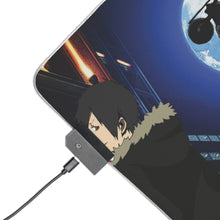 Load image into Gallery viewer, Durarara!! Izaya Orihara, Shizuo Heiwajima, Celty Sturluson, Masaomi Kida, Anri Sonohara RGB LED Mouse Pad (Desk Mat)
