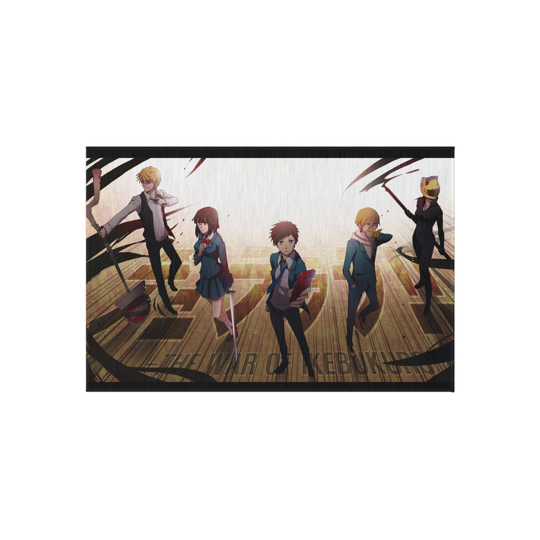 Durarara!! Shizuo Heiwajima, Celty Sturluson, Masaomi Kida, Anri Sonohara Rug