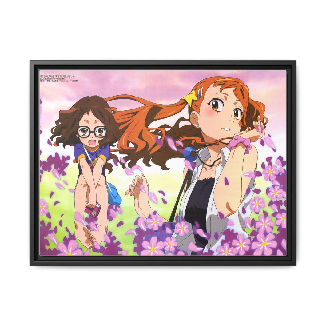 Anohana Canvas Framed Art Print