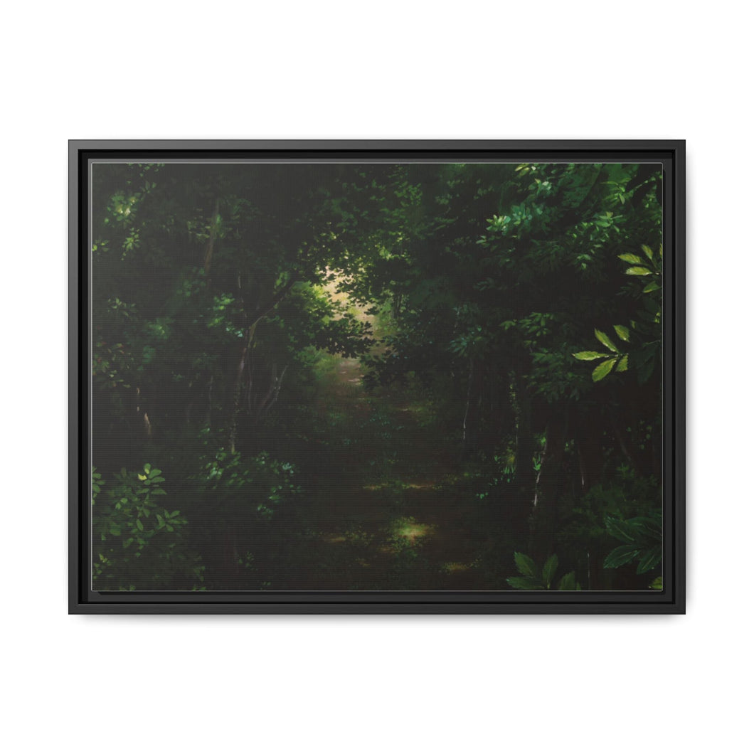 Anime Spirited Awayr Canvas Framed Art Print