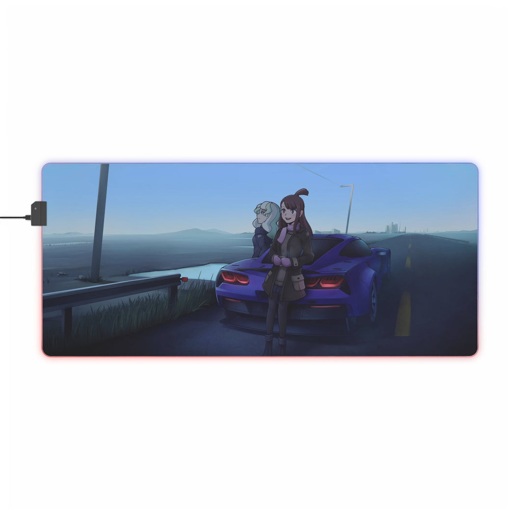 Little Witch Academia Atsuko Kagari, Diana Cavendish, Computer Keyboard Pad RGB LED Mouse Pad (Desk Mat)
