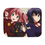 Rikka Takanashi and Satone Shichimiya Sherpa Blanket