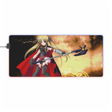 Load image into Gallery viewer, Magical Girl Lyrical Nanoha RGB LED Mouse Pad (Desk Mat)
