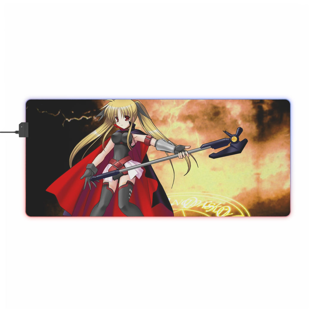 Magical Girl Lyrical Nanoha RGB LED Mouse Pad (Desk Mat)