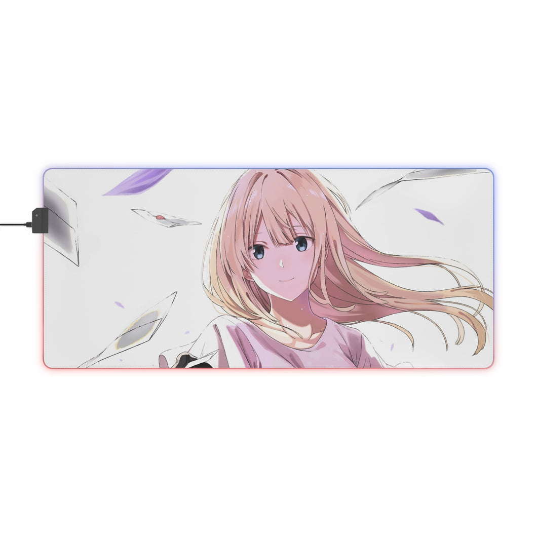 Violet Evergarden RGB LED Mouse Pad (Desk Mat)
