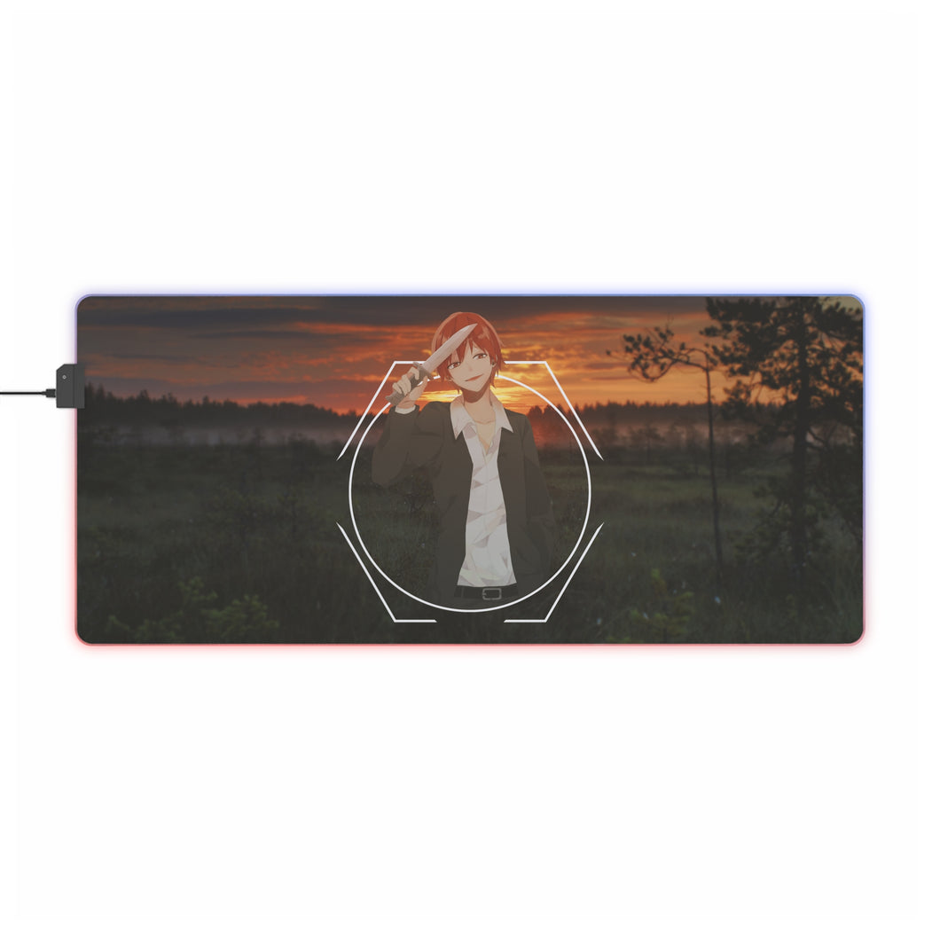 Assassination Classroom Karma Akabane RGB LED Mouse Pad (Desk Mat)