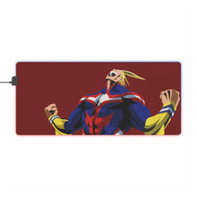 Load image into Gallery viewer, My Hero Academia All Might RGB LED Mouse Pad (Desk Mat)
