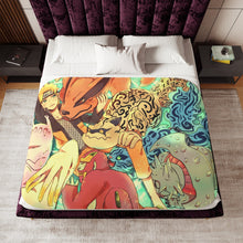 Load image into Gallery viewer, Anime Naruto Sherpa Blanket
