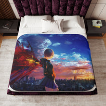 Load image into Gallery viewer, Anime Tokyo Ghoul Sherpa Blanket
