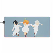 Load image into Gallery viewer, The Promised Neverland Ray, Norman, Emma RGB LED Mouse Pad (Desk Mat)
