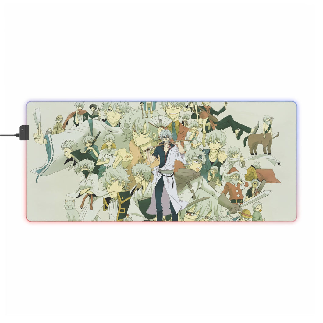 Anime Gintama RGB LED Mouse Pad (Desk Mat)