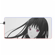 Load image into Gallery viewer, Noragami Hiyori Iki, Noragami RGB LED Mouse Pad (Desk Mat)
