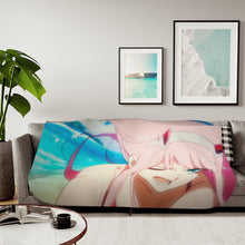 Load image into Gallery viewer, Anime Darling in the FranXX Sherpa Blanket
