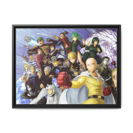 Anime One-Punch Man Canvas Framed Art Print