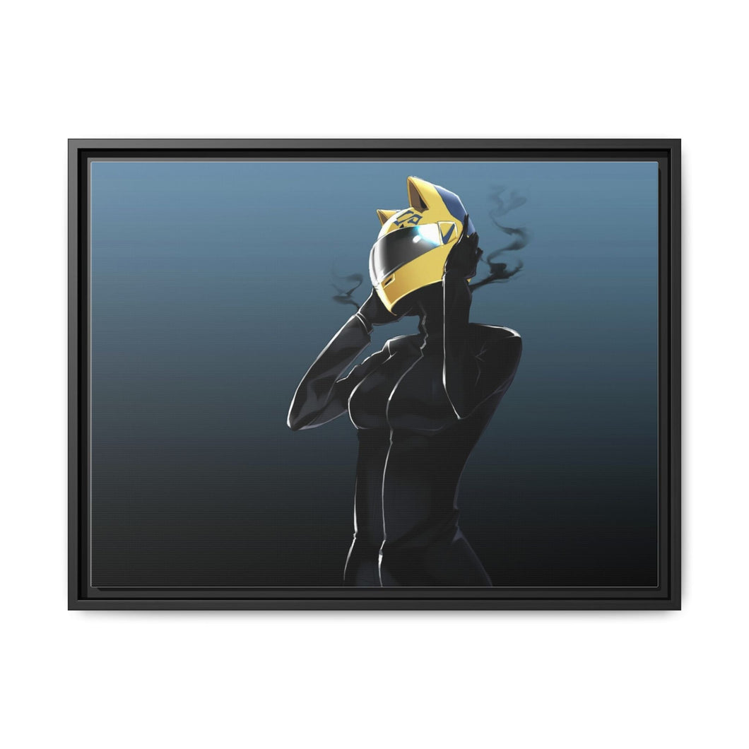Durarara!! Celty Sturluson Canvas Framed Art Print
