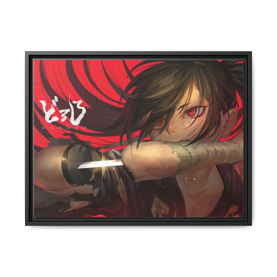 Hyakkimaru Canvas Framed Art Print