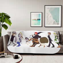 Load image into Gallery viewer, Is It Wrong To Try To Pick Up Girls In A Dungeon? Sherpa Blanket

