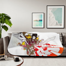 Load image into Gallery viewer, Anime Samurai Champloo Sherpa Blanket
