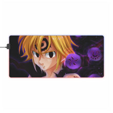 Load image into Gallery viewer, Meliodas RGB LED Mouse Pad (Desk Mat)
