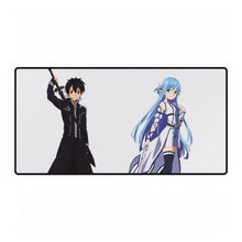 Load image into Gallery viewer, Kirito and Asuna Mouse Pad (Desk Mat)
