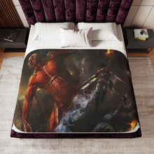 Load image into Gallery viewer, Anime Attack On Titan Sherpa Blanket
