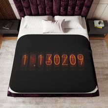 Load image into Gallery viewer, Worldline-Steins Gate Sherpa Blanket
