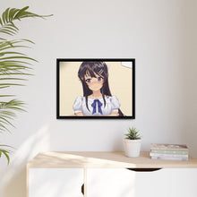 Load image into Gallery viewer, Rascal Does Not Dream Of Bunny Girl Senpai Canvas Framed Art Print
