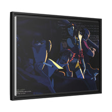 Load image into Gallery viewer, Cowboy Bebop Spike Spiegel, Faye Valentine, Jet Black, Ein Canvas Framed Art Print
