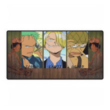Load image into Gallery viewer, Luffy, zorro, sanji &amp; ussop by WB KHOSKI Mouse Pad (Desk Mat)
