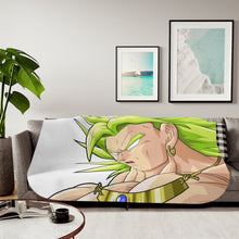 Load image into Gallery viewer, Broly SSJ Sherpa Blanket
