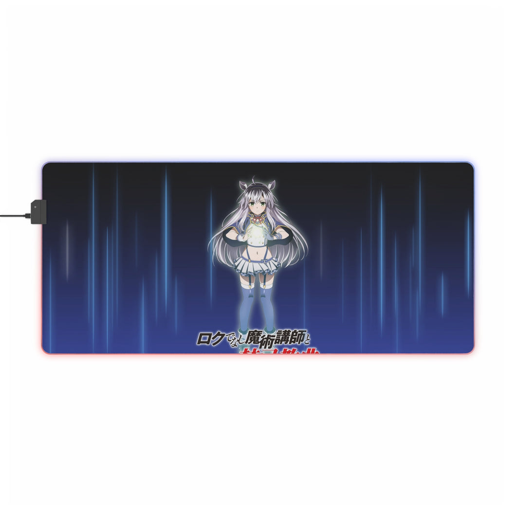 Rokudenashi Majutsu Koushi to Akashic Records RGB LED Mouse Pad (Desk Mat)