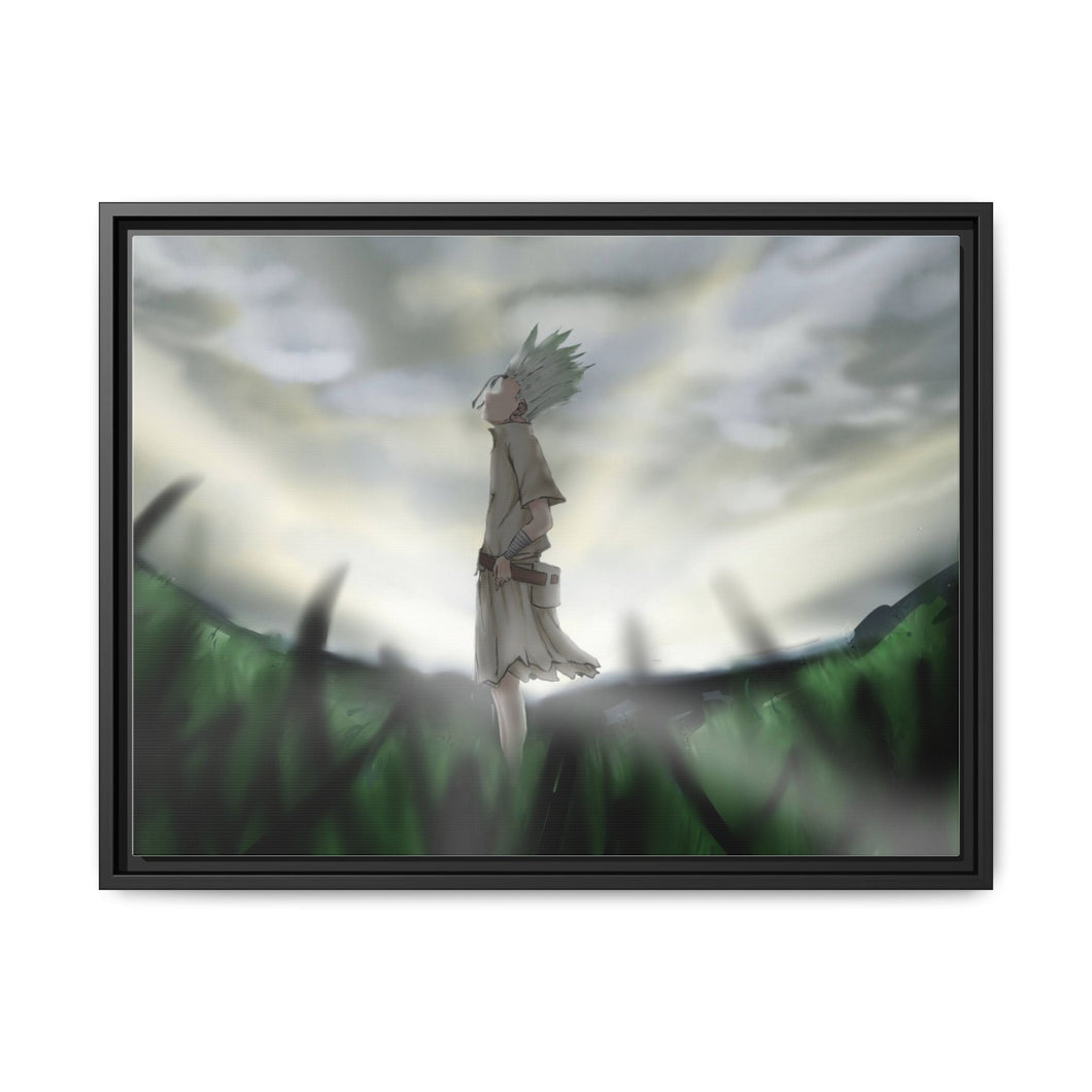 Anime Dr. Stone Canvas Framed Art Print