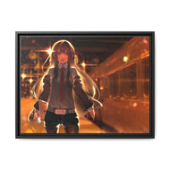 Makise Kurisu Canvas Framed Art Print