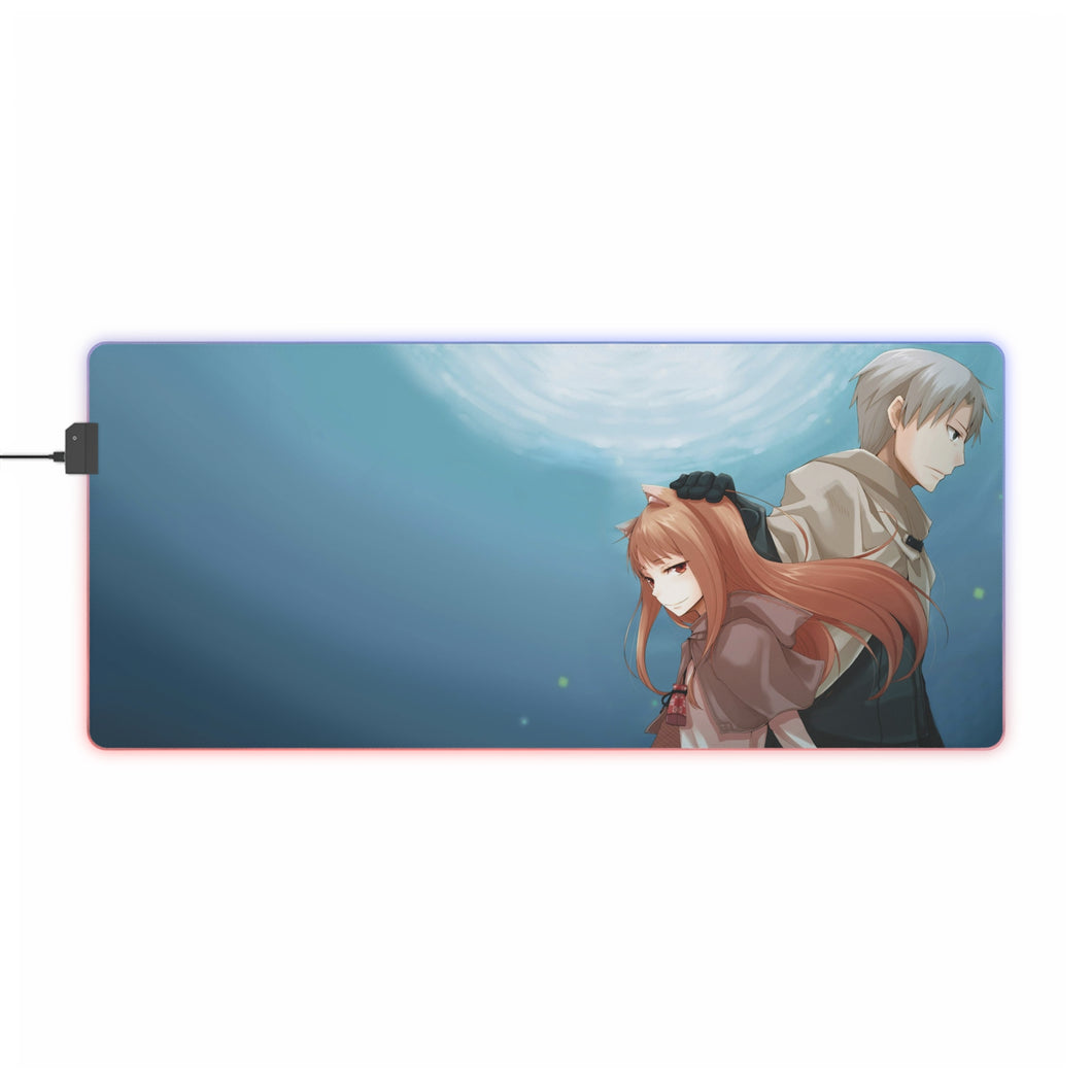 Spice And Wolf RGB LED Mouse Pad (Desk Mat)