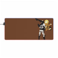 Krista Lenz and Ymir Attack on Titan RGB LED Mouse Pad (Desk Mat)