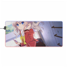 Load image into Gallery viewer, Nao Tomori listening to music RGB LED Mouse Pad (Desk Mat)
