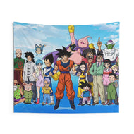 Dragon Ball Bulma, Yamcha, Piccolo Indoor Wall Tapestry