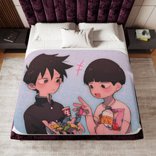 Load image into Gallery viewer, Mob Psycho 100 Shigeo Kageyama, Ritsu Kageyama Sherpa Blanket
