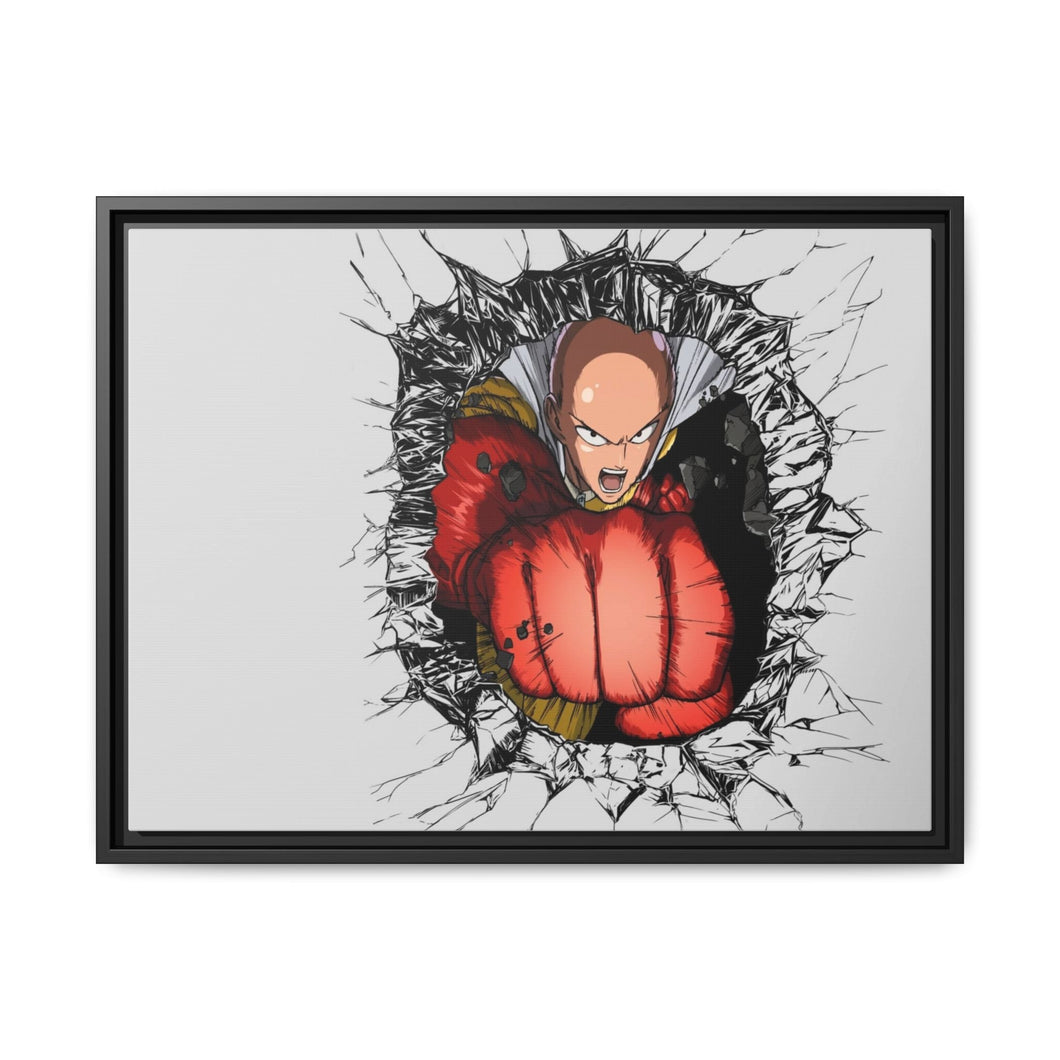 Anime One-Punch Man Canvas Framed Art Print