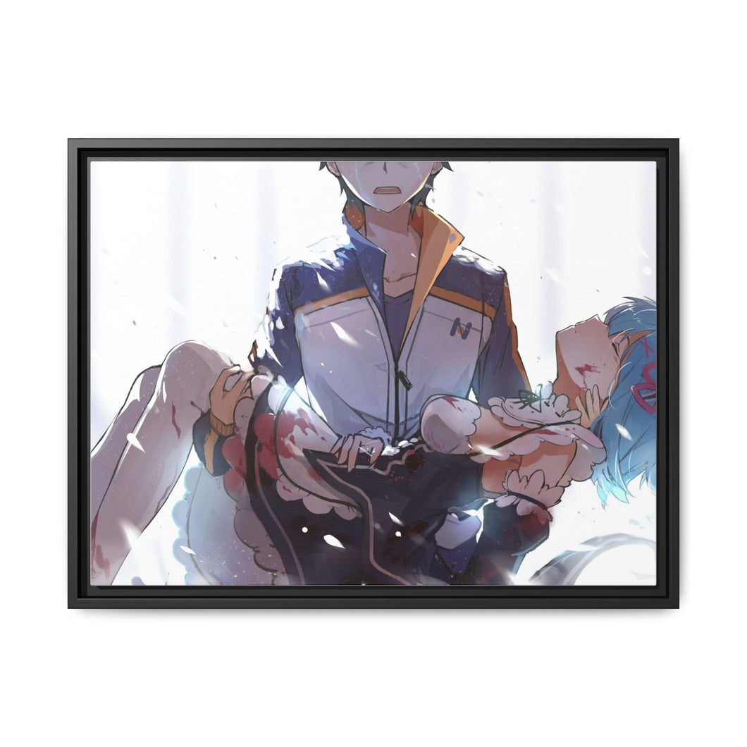 What A Painful World... Canvas Framed Art Print