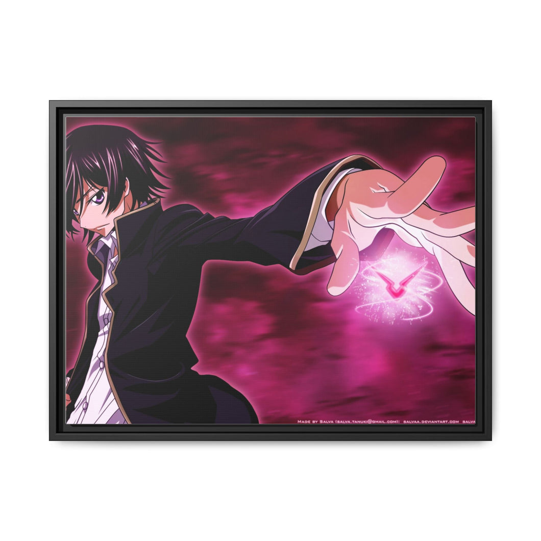 Anime Code Geass Canvas Framed Art Print