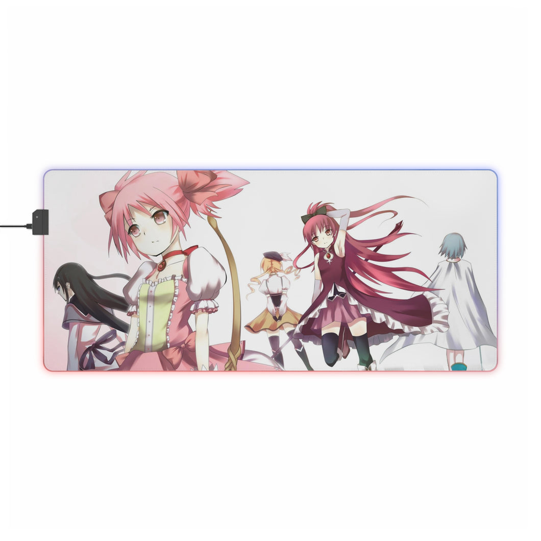 Puella Magi Madoka Magica RGB LED Mouse Pad (Desk Mat)