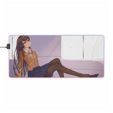 Load image into Gallery viewer, Mai Sakurajima RGB LED Mouse Pad (Desk Mat)
