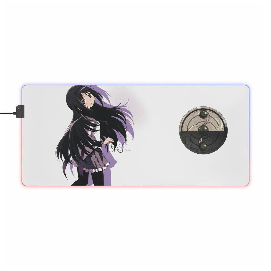 Puella Magi Madoka Magica Homura Akemi RGB LED Mouse Pad (Desk Mat)